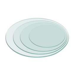 Alkali Scientific Round Cover Glass, Cover Slips for use within 12 Well