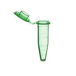 Alkali Scientific&nbsp;Qwik-Snap&trade; 1.7mL Microcentrifuge Tubes, Green, 500/cs