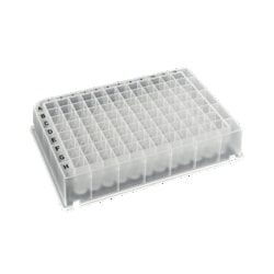 Alkali Scientific 1mL 96-Well Deep Well Plate, V-Bottom, Round Well, Sterile, 5/pk, 100/cs