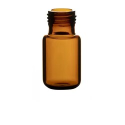 Phenomenex Inc&nbsp;10ml, 18 mm Screw, Round Bottom, Amber 51, No Patch