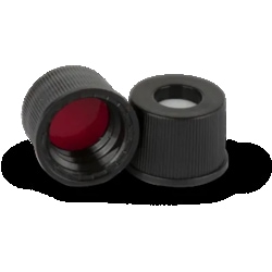 Phenomenex Inc&nbsp;PTFE/Silicone septa, Black