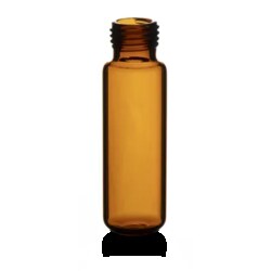 Phenomenex Inc&nbsp;18 mm Screw, Round Bottom, Amber 51, No Patch