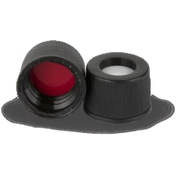 Phenomenex Inc Bonded-in PTFE/Silicone septa, blk