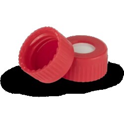 Phenomenex Inc&nbsp;Bonded-in PTFE/Silicone septa, red