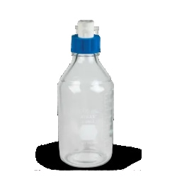 Phenomenex Inc GL45 Wide-Mouth, w/ 3-Way Valve Cap, Quantity: Each of 1