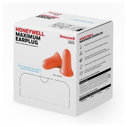 MSC&nbsp;Earplugs: 33 dB, Foam, Bell, Roll Down, Corded, n-Metal Detectable