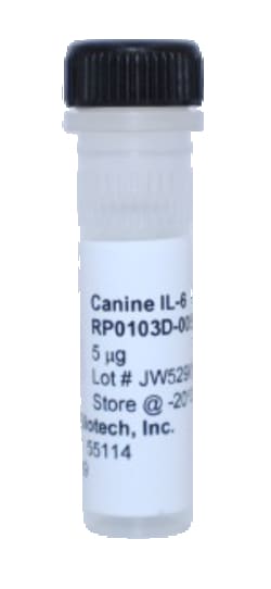 Kingfisher Biotech Inc Canine IL-6 Recombinant Protein (Yeast, Endotoxin