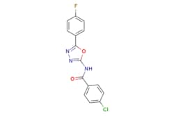 eMolecules​ Ambeed / 4-Chloro-N-(5-(4-fluorophenyl)-134-oxadiazol-2-yl)benzamide