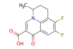 eMolecules​&nbsp;80076-47-7 | 8,9-Difluoro-5-methyl-1-oxo-1,5,6,7-tetrahydropyrido[3,2,1-ij]quinoline-2-carboxylic acid | Ambeed | MFCD07772027 | 279.243 | C14H11F2NO3 | 97.000 | CC1CCc2c(F)c(F)cc3c2n1cc(C(O)=O)c3=O | 100mg | 552756357