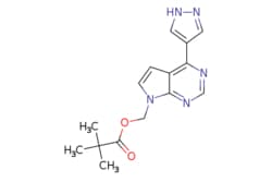 eMolecules​&nbsp;Ambeed / (4-(1H-Pyrazol-4-yl)-7H-pyrrolo[23-d]pyrimidin-7-yl)methyl pivalate / 250mg / 552628223 / A186222 /  / 1146629-77-7 / MFCD28975987 / 299.334 / C15H17N5O2