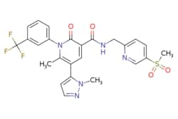 eMolecules​&nbsp;Ambeed / 6-Methyl-5-(1-methyl-1H-pyrazol-5-yl)-N-((5-(methylsulfonyl)pyridin-2-yl)methyl)-2-oxo-1-(3-(trifluoromethyl)phenyl)-12-dihydropyridine-3-carboxamide / 1mg / 552699201 / A301653 /  / 848141-11-7 / MFCD26960961 / 545.540 / C25H22F3N5O4S