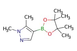 eMolecules​&nbsp;1036991-40-8 | 1,5-Dimethyl-4-(4,4,5,5-tetramethyl-1,3,2-dioxaborolan-2-yl)-1H-pyrazole | Ambeed | MFCD09864189 | 222.100 | C11H19BN2O2 | 95.000 | Cc1c(cnn1C)B1OC(C)(C)C(C)(C)O1 | 250mg | 490561576