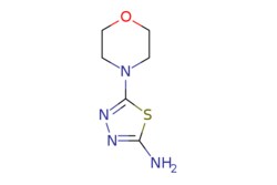 eMolecules​&nbsp;Ambeed / 5-Morpholino-134-thiadiazol-2-amine / 100mg / 521468910 / A431243 /  / 71125-44-5 / MFCD06243029 / 186.230 / C6H10N4OS