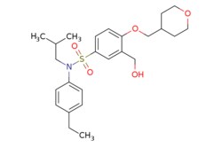 eMolecules​&nbsp;Ambeed / N-(4-Ethylphenyl)-3-(hydroxymethyl)-N-isobutyl-4-((tetrahydro-2H-pyran-4-yl)methoxy)benzenesulfonamide / 1mg / 534568536 / A576988 /  / 1474110-21-8 / MFCD29059455 / 461.620 / C25H35NO5S