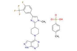 eMolecules​&nbsp;1082949-68-5 | LY-2584702 tosylate salt | Ambeed | MFCD29054739 | 617.620 | C28H27F4N7O3S | 99.000 | Cc1ccc(cc1)S(O)(=O)=O.Cn1cc(nc1C1CCN(CC1)c1ncnc2[nH]ncc12)-c1ccc(F)c(c1)C(F)(F)F | 1mg | 552572584