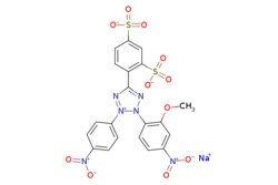 eMolecules​&nbsp;Ambeed / 2-(3-(2-Methoxy-4-nitrophenyl)-2-(4-nitrophenyl)-2H-tetrazol-3-ium-5-yl)-5-sulfobenzenesulfonate sodium salt / 1mg / 761012655 / A427585 /  / 193149-74-5 / MFCD09264687 / 600.460 / C20H13N6NaO11S2