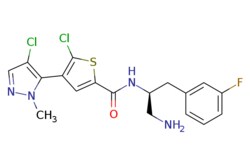 eMolecules​ Ambeed / N-((S)-1-Amino-3-(3-fluorophenyl)propan-2-yl)-5-chloro-4-(4-chloro-1-methyl-1H-pyrazol-5-yl)thiophene-2-carboxamide
