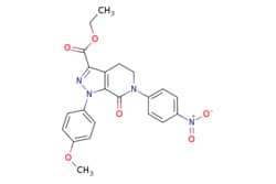 eMolecules​ Ambeed / Ethyl 1-(4-methoxyphenyl)-6-(4-nitrophenyl)-7-oxo-4567-tetrahydro-1H-pyrazolo[34-c]pyridine-3-carboxylate / 250mg / 490563280 / A482139 /  / 536759-91-8 / MFCD18251627 / 436.424 / C22H20N4O6