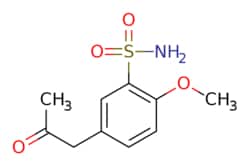 eMolecules​&nbsp;Ambeed / 2-Methoxy-5-(2-oxopropyl)benzenesulfonamide / 5g / 525064807 / A152201 /  / 116091-63-5 / MFCD07782136 / 243.280 / C10H13NO4S