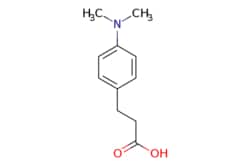 eMolecules​&nbsp;73718-09-9 | 3-[4-(dimethylamino)phenyl]propanoic acid | Ambeed | MFCD06823974 | 193.246 | C11H15NO2 | 97.000 | CN(C)c1ccc(CCC(O)=O)cc1 | 250mg | 602849664