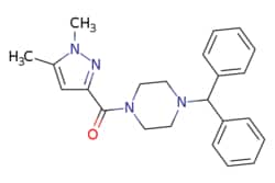 eMolecules​ Ambeed / (4-Benzhydrylpiperazin-1-yl)(15-dimethyl-1H-pyrazol-3-yl)methanone