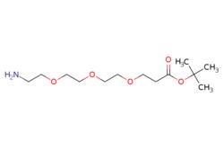 eMolecules​&nbsp;Ambeed / tert-Butyl 3-(2-(2-(2-aminoethoxy)ethoxy)ethoxy)propanoate / 100mg / 506388578 / A154148 /  / 252881-74-6 / MFCD06201017 / 277.361 / C13H27NO5