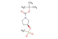 eMolecules​&nbsp;Ambeed / (S)-tert-Butyl 3-((methylsulfonyl)oxy)pyrrolidine-1-carboxylate / 250mg / 525139874 / A229347 /  / 132945-75-6 / MFCD09953436 / 265.320 / C10H19NO5S
