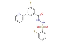 eMolecules​ Ambeed / 2-Fluoro-N-(3-fluoro-5-(pyridin-2-yl)benzoyl)benzenesulfonohydrazide
