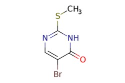 eMolecules​&nbsp;81560-03-4 | 5-Bromo-2-(methylthio)pyrimidin-4(3H)-one | Ambeed | MFCD14585211 | 221.070 | C5H5BrN2OS | 98.000 | CSc1ncc(Br)c(=O)[nH]1 | 1g | 525076548
