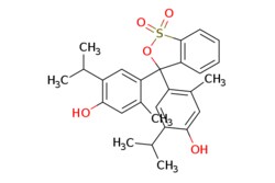 eMolecules​&nbsp;Ambeed / 33-Bis(4-hydroxy-5-isopropyl-2-methylphenyl)-3H-benzo[c][12]oxathiole 11-dioxide / 5g / 552755080 / A750751 /  / 76-61-9 / MFCD00005869 / 466.590 / C27H30O5S