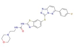 eMolecules​ Ambeed / 1-(6-((6-(4-Fluorophenyl)-[124]triazolo[43-b]pyridazin-3-yl)thio)benzo[d]thiazol-2-yl)-3-(2-morpholinoethyl)urea