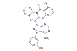eMolecules​ Ambeed / 2-((4-Amino-3-(3-hydroxyphenyl)-1H-pyrazolo[34-d]pyrimidin-1-yl)methyl)-5-methyl-3-(o-tolyl)quinazolin-4(3H)-one