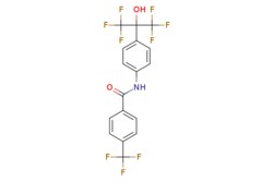 eMolecules​&nbsp;Ambeed / N-(4-(111333-Hexafluoro-2-hydroxypropan-2-yl)phenyl)-4-(trifluoromethyl)benzamide / 5mg / 552672333 / A244776 /  / 1246525-60-9 / MFCD18782737 / 431.258 / C17H10F9NO2