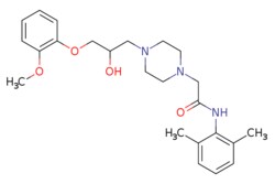 eMolecules​&nbsp;Ambeed / N-(26-Dimethylphenyl)-2-(4-(2-hydroxy-3-(2-methoxyphenoxy)propyl)piperazin-1-yl)acetamide / 250mg / 523728426 / A103291 /  / 95635-55-5 / MFCD00864690 / 427.545 / C24H33N3O4