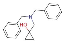 eMolecules​&nbsp;Ambeed / 1-[(Dibenzylamino)methyl]cyclopropanol / 100mg / 624121504 / A615061 /  / 428855-17-8 / MFCD07367843 / 267.372 / C18H21NO