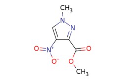 eMolecules​ Ambeed / Methyl 1-methyl-4-nitro-1H-pyrazole-3-carboxylate / 250mg / 525085514 / A169023 /  / 400877-57-8 / MFCD19443825 / 185.139 / C6H7N3O4