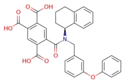 eMolecules​&nbsp;Ambeed / (S)-5-((3-Phenoxybenzyl)(1234-tetrahydronaphthalen-1-yl)carbamoyl)benzene-124-tricarboxylic acid / 1mg / 552737644 / A497149 /  / 475205-49-3 / MFCD28044314 / 565.578 / C33H27NO8
