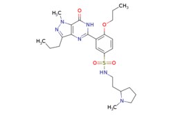 eMolecules​&nbsp;Ambeed / 3-(1-Methyl-7-oxo-3-propyl-67-dihydro-1H-pyrazolo[43-d]pyrimidin-5-yl)-N-(2-(1-methylpyrrolidin-2-yl)ethyl)-4-propoxybenzenesulfonamide / 1mg / 525212436 / A444987 /  / 268203-93-6 / MFCD20275557 / 516.660 / C25H36N6O4S