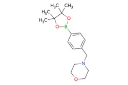 eMolecules​&nbsp;364794-79-6 | 4-(4-(4,4,5,5-Tetramethyl-1,3,2-dioxaborolan-2-yl)benzyl)morpholine | Ambeed | MFCD04974052 | 303.210 | C17H26BNO3 | 95.000 | CC1(C)OB(OC1(C)C)c1ccc(CN2CCOCC2)cc1 | 250mg | 525182807