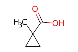 eMolecules​ Ambeed / 1-Methylcyclopropane-1-carboxylic acid / 250mg / 570568534 / A212533 /  / 6914-76-7 / MFCD00001290 / 100.117 / C5H8O2