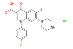 eMolecules​ Ambeed / 6-Fluoro-1-(4-fluorophenyl)-4-oxo-7-(piperazin-1-yl)-14-dihydroquinoline-3-carboxylic