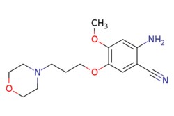 eMolecules​&nbsp;Ambeed / 2-Amino-4-methoxy-5-(3-morpholinopropoxy)benzonitrile / 250mg / 525124545 / A209287 /  / 675126-27-9 / MFCD11110477 / 291.351 / C15H21N3O3