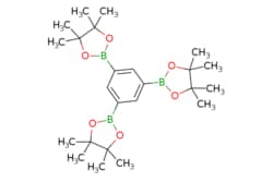 eMolecules​&nbsp;365564-05-2 | 1,3,5-Tris(4,4,5,5-tetramethyl-1,3,2-dioxaborolan-2-yl)benzene | Ambeed | MFCD17167305 | 456.000 | C24H39B3O6 | 97.000 | CC1(C)OB(OC1(C)C)c1cc(cc(c1)B1OC(C)(C)C(C)(C)O1)B1OC(C)(C)C(C)(C)O1 | 250mg | 552629930