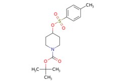 eMolecules​&nbsp;118811-07-7 | 1-Boc-4-(Tosyloxy)piperidine | Ambeed | MFCD06796535 | 355.450 | C17H25NO5S | 98.000 | Cc1ccc(cc1)S(=O)(=O)OC1CCN(CC1)C(=O)OC(C)(C)C | 250mg | 525036809