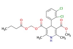 eMolecules​&nbsp;Ambeed / 3-((Butyryloxy)methyl) 5-methyl 4-(23-dichlorophenyl)-26-dimethyl-14-dihydropyridine-35-dicarboxylate / 25mg / 491172221 / A387256 /  / 167221-71-8 / MFCD00940070 / 456.320 / C21H23Cl2NO6