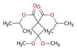 eMolecules​&nbsp;Ambeed / Diisopropyl 33-dimethoxycyclobutane-11-dicarboxylate / 1g / 570996323 / A751041 /  / 115118-68-8 / MFCD06742779 / 288.340 / C14H24O6