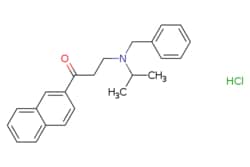 eMolecules​&nbsp;Ambeed / 3-(Benzyl(isopropyl)amino)-1-(naphthalen-2-yl)propan-1-one hydrochloride / 10mg / 534565908 / A107403 /  / 1021868-92-7 / MFCD04974534 / 367.920 / C23H26ClNO