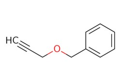 eMolecules​&nbsp;Ambeed / ((Prop-2-yn-1-yloxy)methyl)benzene / 250mg / 525236260 / A729215 /  / 4039-82-1 / MFCD00483987 / 146.189 / C10H10O