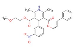 eMolecules​ Ambeed / 3-Cinnamyl 5-(2-methoxyethyl) 26-dimethyl-4-(3-nitrophenyl)-14-dihydropyridine-35-dicarboxylate