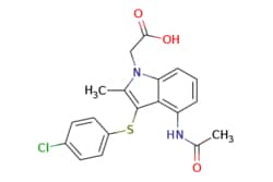 eMolecules​ Ambeed / 2-(4-Acetamido-3-((4-chlorophenyl)thio)-2-methyl-1H-indol-1-yl)acetic